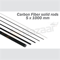 Picture of Carbon fiber solid rod - 5.0 x 1000mm (special shipping)