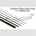 Picture of Carbon fiber solid rod - 7.0 x 1000mm (special shipping)