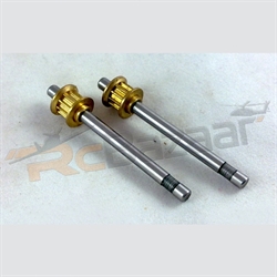 Picture of Hausler 450 - Tail rotor shaft assembly with brass pulley