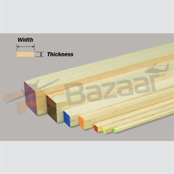 Picture of Model Grain 2 mm Balsa Strips 5 mm x 1 meter