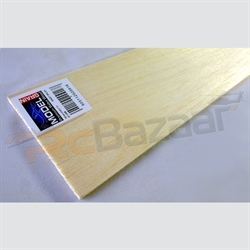 Picture of Model Grain AAA 100 mm Balsa Sheets 1 mm x 1 meter