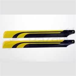 Picture of Carbon fibre blades 325mm - yellow