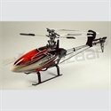 Picture of Hiller 450 Pro-X (Red & silver) belt drive heli kit