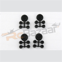 Picture of D10×H2.5mm Micro planes plastic wheels / stoppers