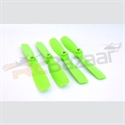 Picture of Green selflocking 6 X 4.5 Avionic unbreakable bullnose PC Glass