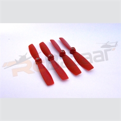 Picture of Red selflocking 6 X 4.5 Avionic unbreakable bullnose PC Glass