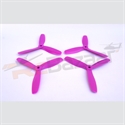 Picture of Purple Triblade 5 X 4.5 Avionic unbreakable bullnose PC Glass