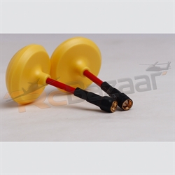 Picture of Yellow 5.8GHz FPV Mushroom Antenna (PAIR - TX/RX)