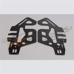 Picture of Carbon fiber side panel frames - Hiller 450 Pro