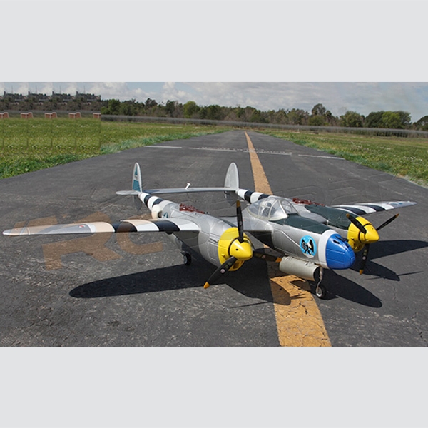RcBazaar. Legend Models P-38 Lightning Flight at PVMAC (83