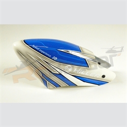 Picture of Hiller 450 Pro-X canopy - blue and silver