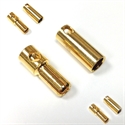 Picture of (3 nos) 5.5mm Gold Bullet Connectors  