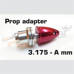 Picture of 3.175A mm JY Prop adapter - Red colour