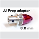 Picture of 8.0 mm JJ Prop Adapter - Red colour