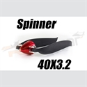Picture of 7 x 4 folding prop with 40 x 3.2 spinner