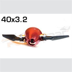 Picture of 7 x 4 folding prop with 40 x 3.2 Headless spinner