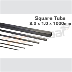 Picture of Square tube 2 x 1 x 1000mm (Square) (special shipping)