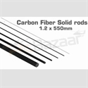 Picture of Carbon fiber solid rod - 1.2 x 550mm (special shipping)
