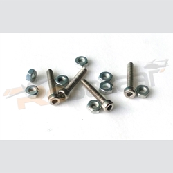 Picture of Hausler 450 - M1.5 x 10 mm Hex screws with nuts