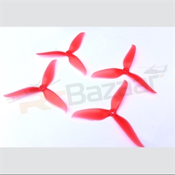 Picture of 3Blade 5x4.3 Prop - Clear Red